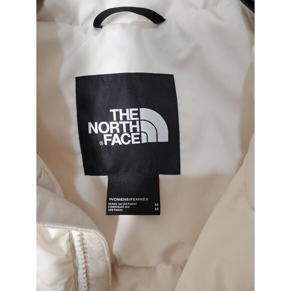 The North Face Women’s 700 Goose Down Fill Puffer White Vest MD Insulated Jacket - Picture 3 of 9